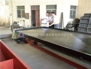 選礦設(shè)備重力分選6S搖床的工作原理!